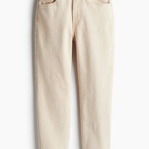 H&M Beige Denim Pants Slim straight
Regular fit
High waist
Ankle